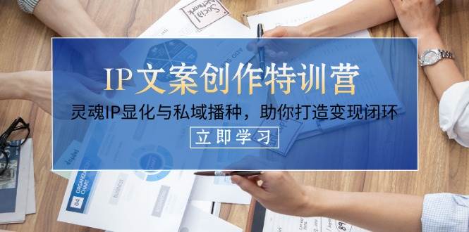 IP文案创作特训营，灵魂IP显化与私域播种，助你打造变现闭环（14节课）-AI创作学习-提示词应用-短视频玩法浮光AI学习网