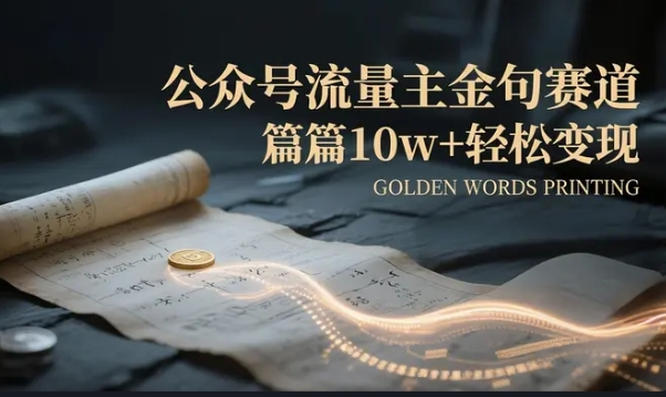 公众号流量主金句赛道，篇篇10w+轻松变现，多种模式选择-AI创作学习-提示词应用-短视频玩法浮光AI学习网