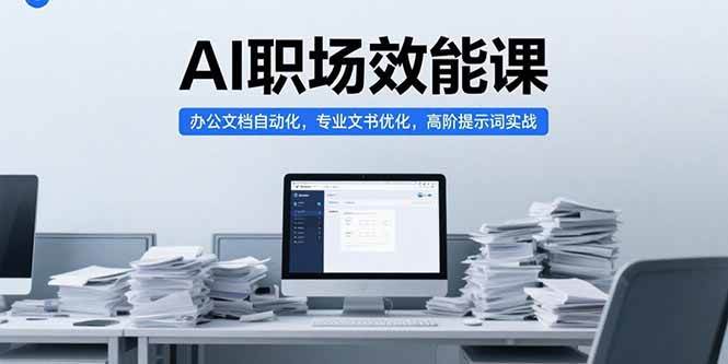 AI职场效能课，办公文档自动化，专业文书优化，高阶提示词实战-AI创作学习-提示词应用-短视频玩法浮光AI学习网