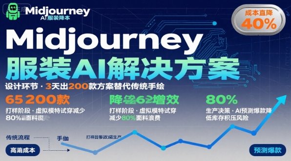 AI在服装领域的运用，使用midjourney做服装辅助企业降低成本-AI创作学习-提示词应用-短视频玩法浮光AI学习网