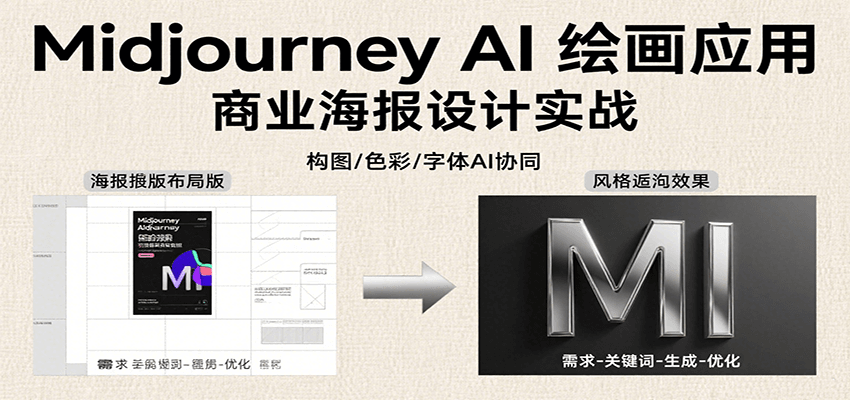 Midjourney AI绘画：关键词指令解析、漫画头像制作、海报设计、3D人物生成等-AI创作学习-提示词应用-短视频玩法浮光AI学习网