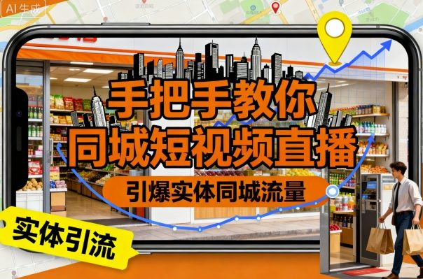 手把手教你同城短视频直播，引爆实体同城流量-AI创作学习-提示词应用-短视频玩法浮光AI学习网